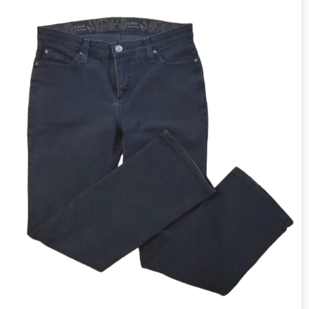 Wrangler Q-baby No Gap Waistband Black Jeans 11/12 x 30
